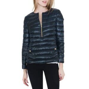 Herno Down Quilted Jacket in Navy Blue